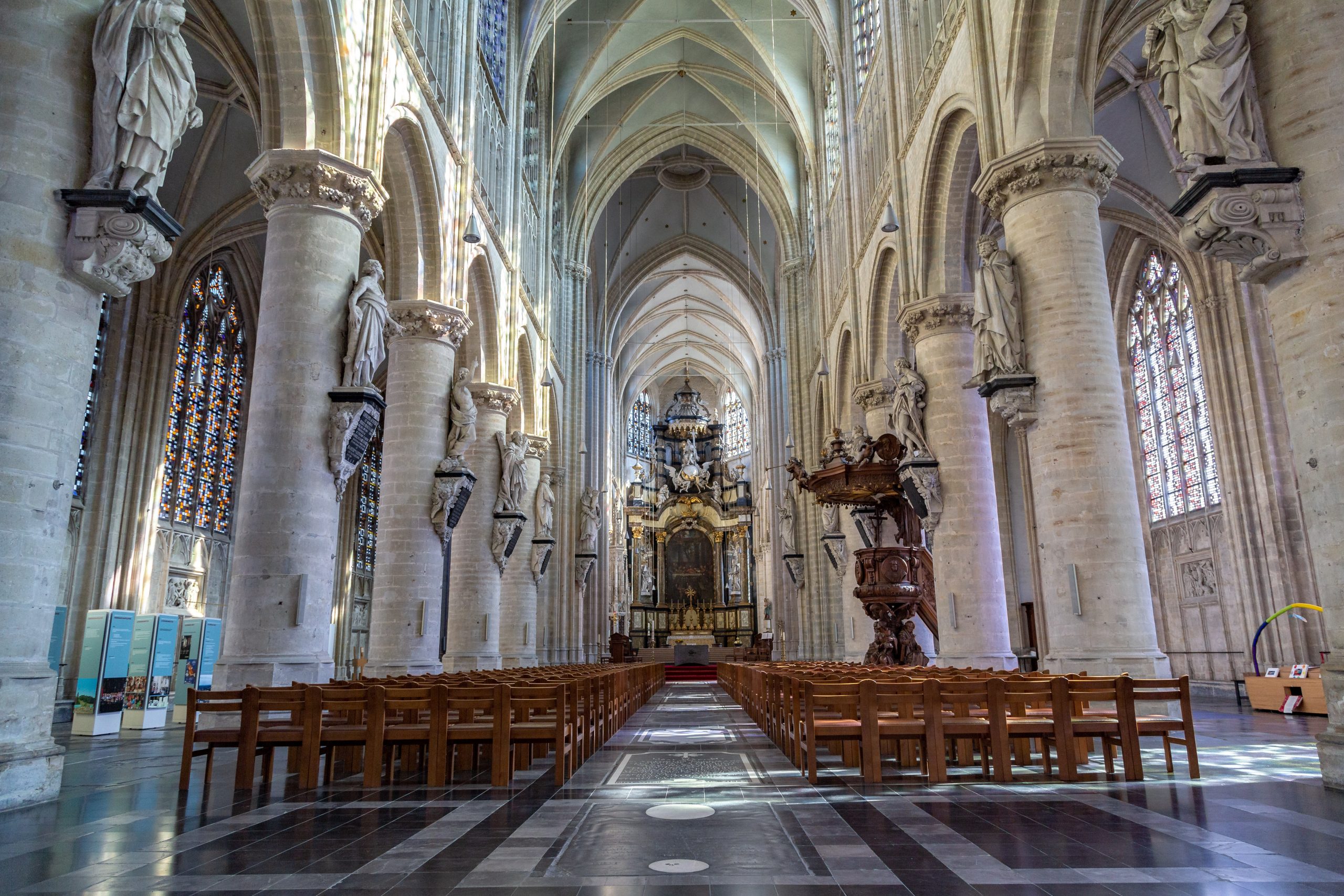 Churches are a good example of interactivity. As objects of both artistic and spiritual culture, they are sometimes the most immersive places in a city.