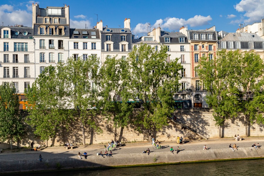Paris on the Seine with Historicist Architecture